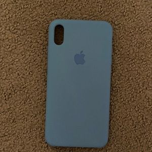 apple blue iphone xs max phone case